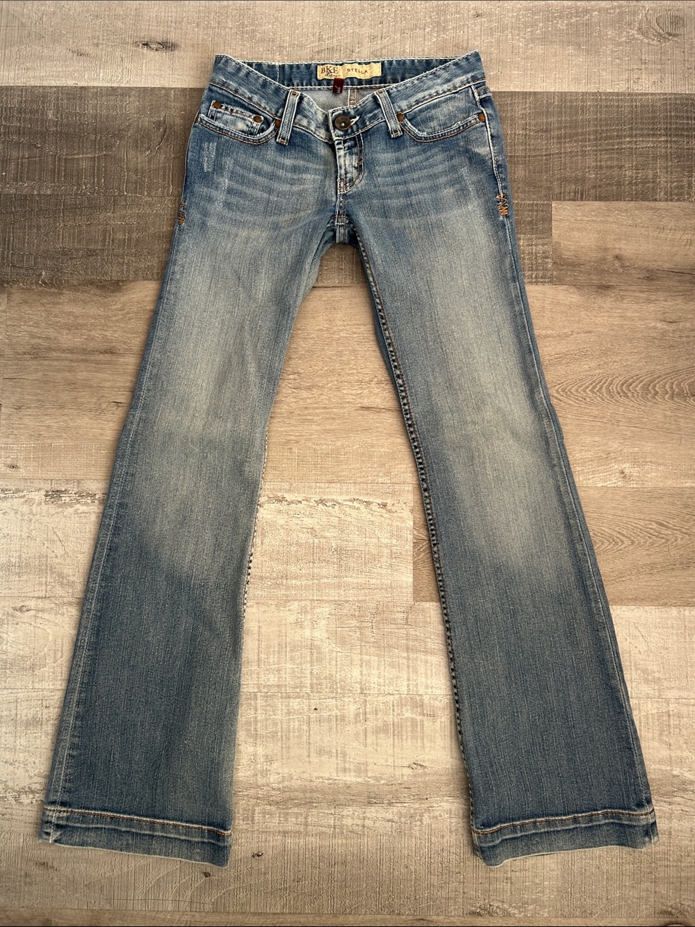 BKE Stella Women's Light Blue Bootcut Jeans 25x30